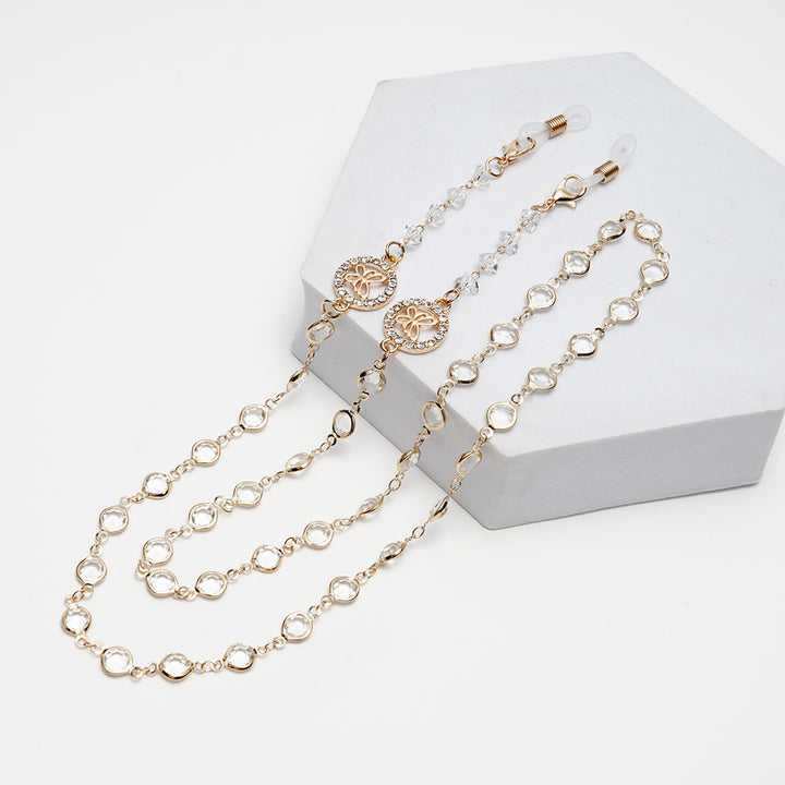 Premium Pearl-Embellished Eyewear Chain Bowlift