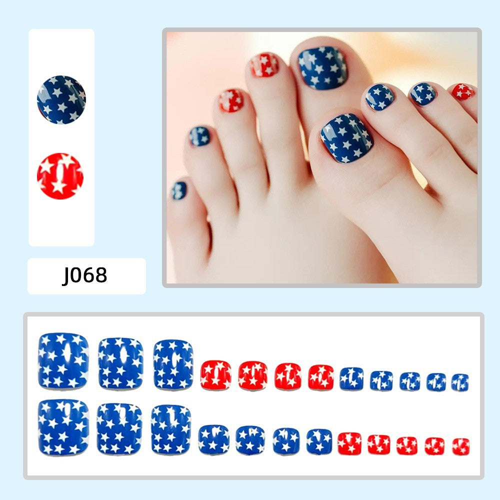 Artificial nails for elegant foot care Bowlift