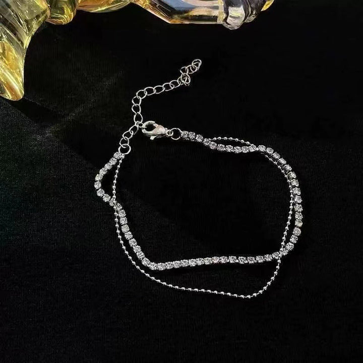 Elegant Double Layered Anklet Bowlift