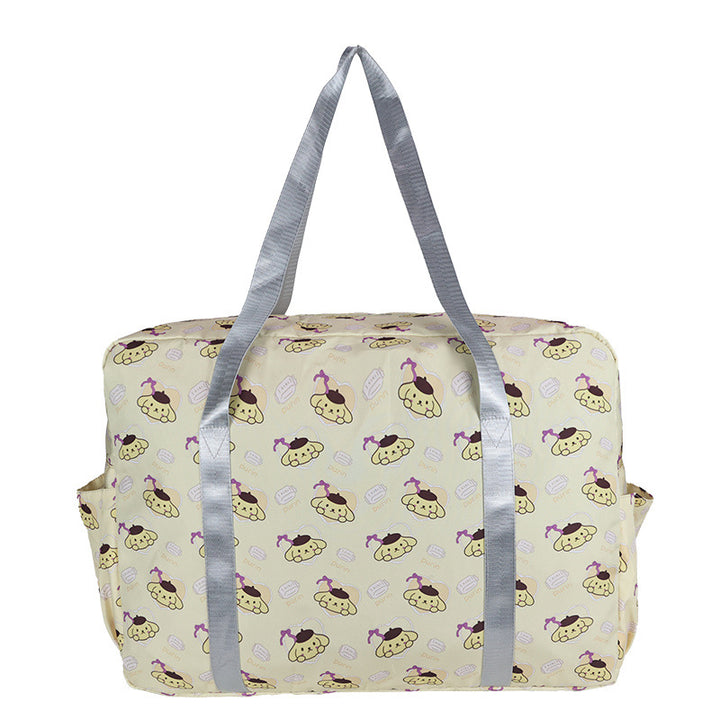 Playful Patterned Overnight Tote Bag Bowlift