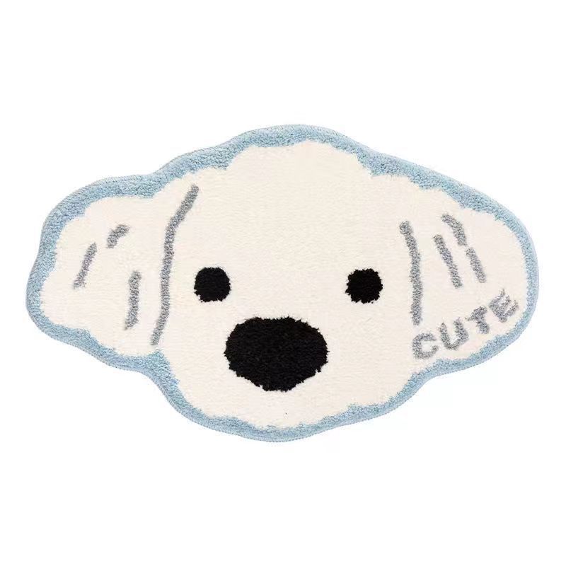 Cute Dog-Themed Bath Mat Bowlift