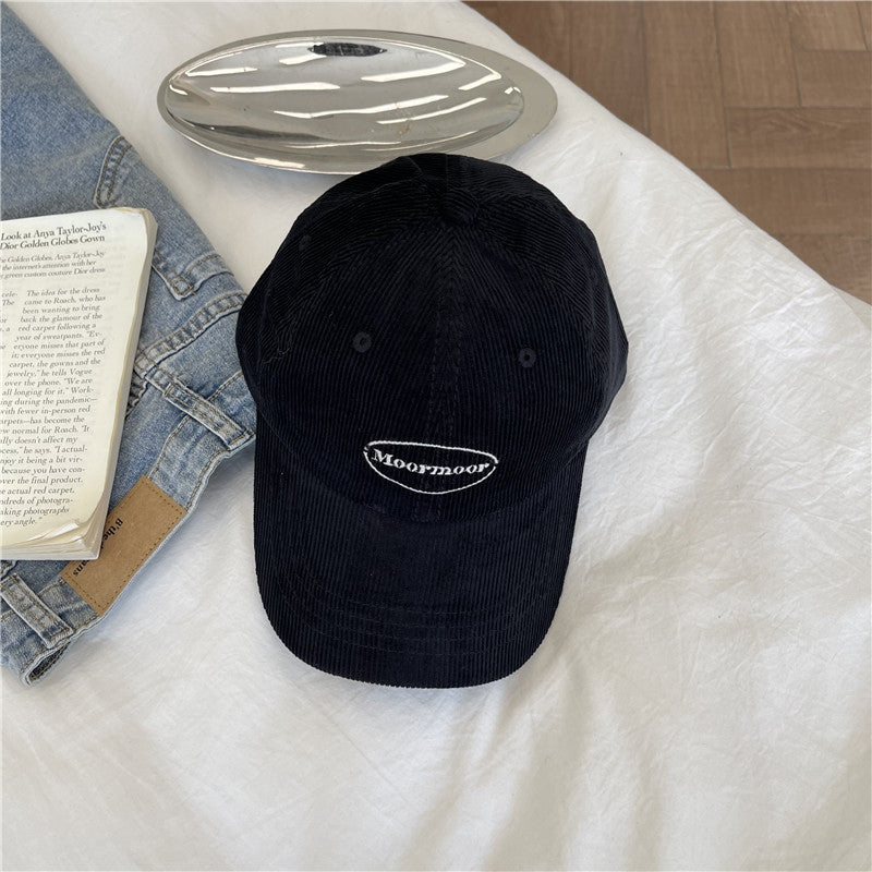 Women's Casual Corduroy Baseball Cap Bowlift