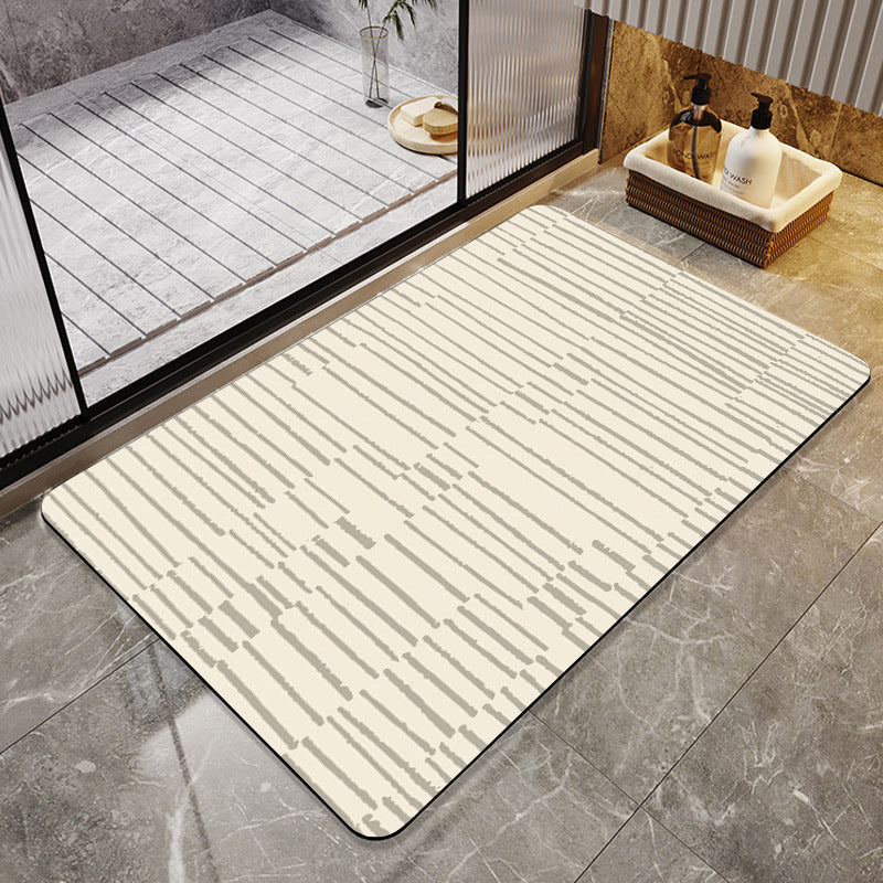 Geometric Patterned Bathroom Mat Bowlift