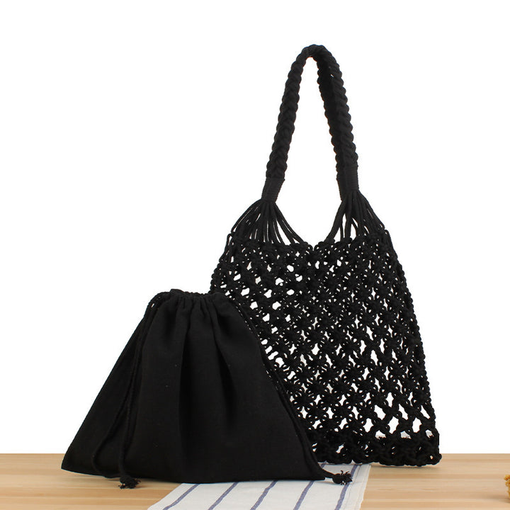 Net bag with integrated pouch Bowlift