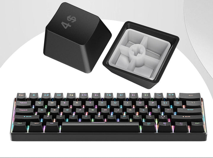 RGB Compact Mechanical Keyboard with Ultra-Responsive Switches Bowlift