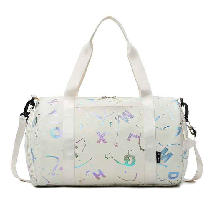 Stylish Letter Print Sports Duffel