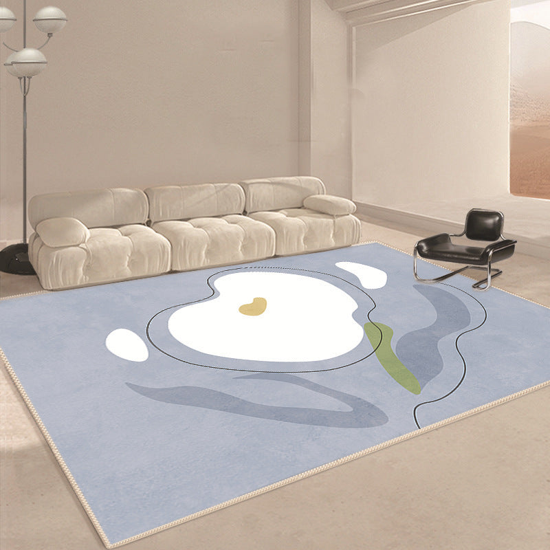 Modern Geometric Floral Area Rug Bowlift