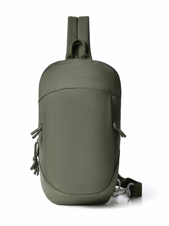 Compact Sling Backpack with Ergonomic Carrying System and Water-Resistant Material Bowlift
