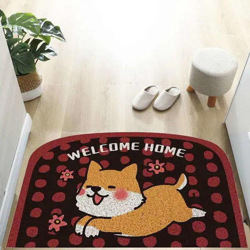 Cute Puppy-Themed Non-Slip Bath Mat