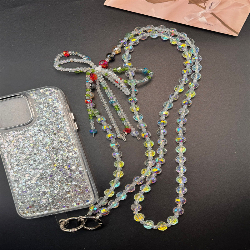 Multi-Strand Beaded Eyewear Necklace Bowlift