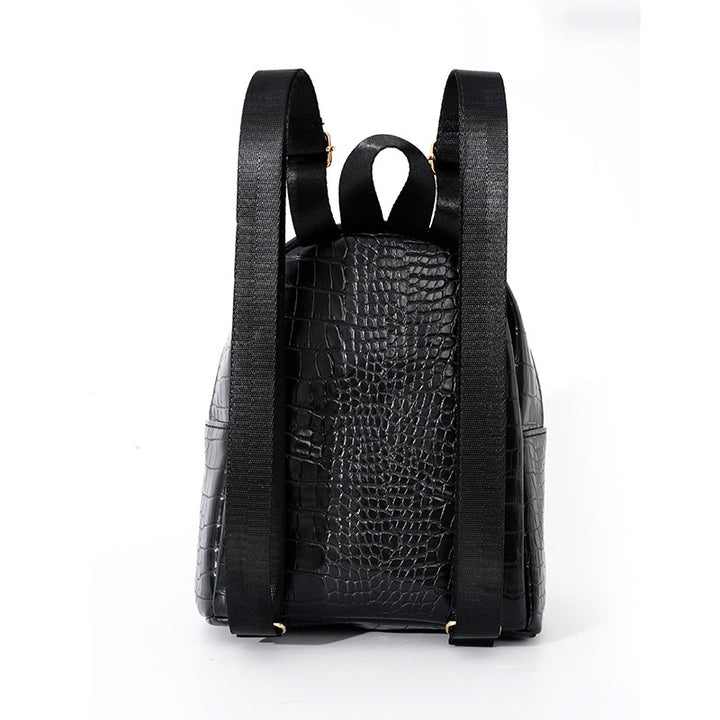 Backpack in Elegant Crocodile Look Bowlift