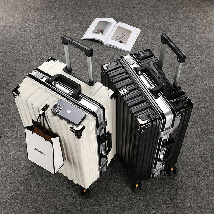 Hard-shell travel suitcase with spacious interior and high-quality rolling system Bowlift