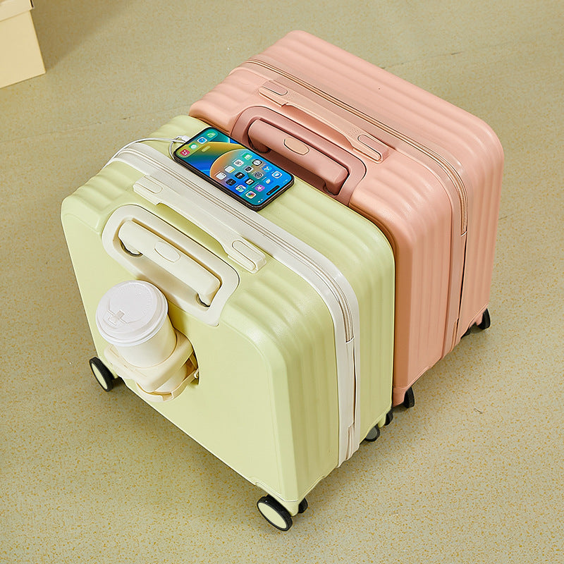 Men's Lightweight Compact Travel Suitcase Bowlift