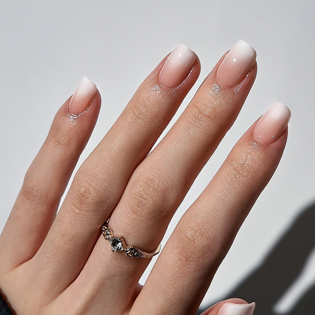 Ombre Style Press-On Nail Set Bowlift