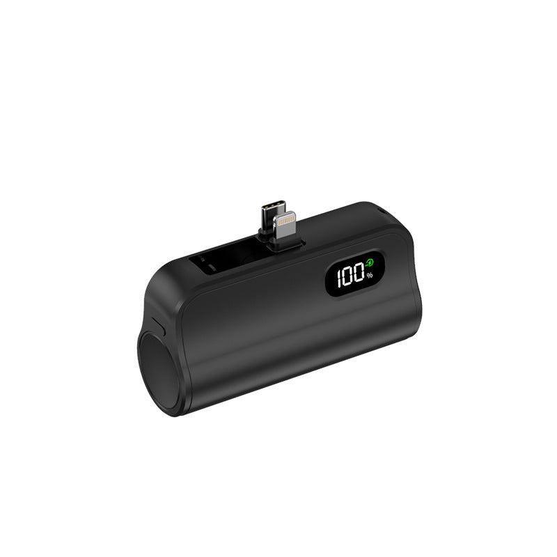 Compact power bank with integrated charging function and LED status display Bowlift