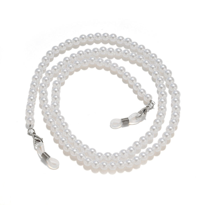 Pearl necklace with practical chain holder Bowlift