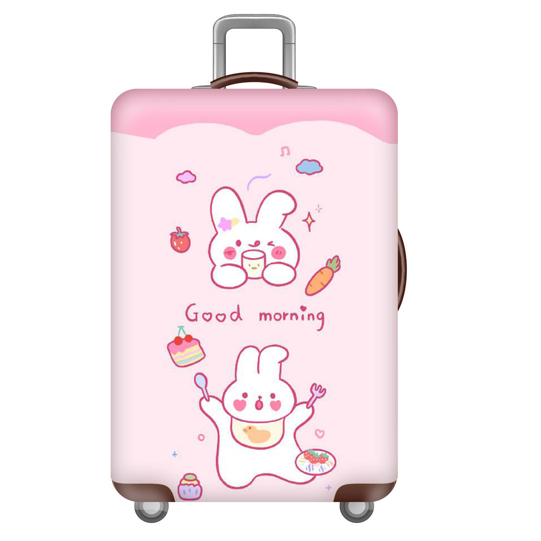 Women's Hard Shell Suitcase with Cheerful Bowlift Design