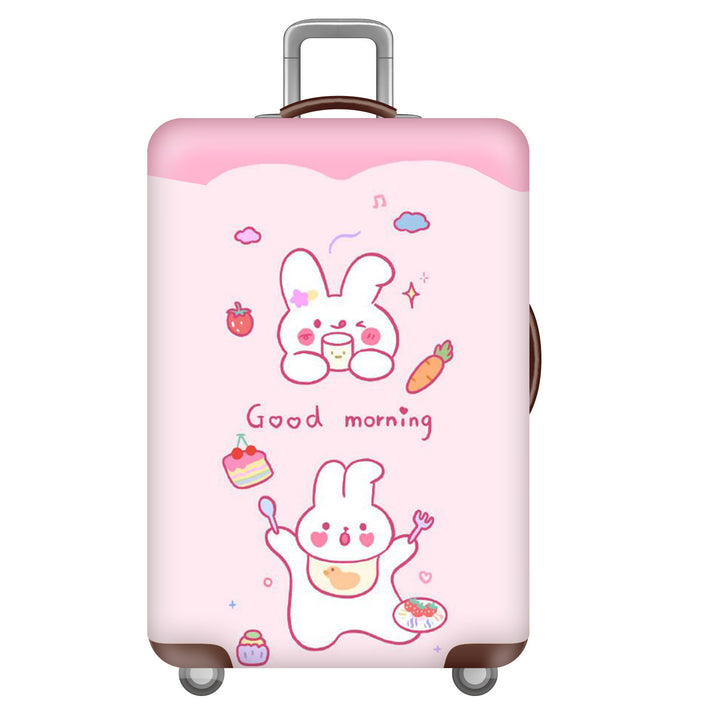 Women's Hard Shell Suitcase with Cheerful Bowlift Design