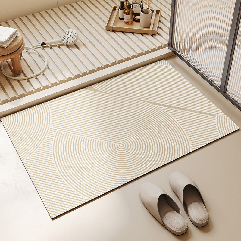 Geometric Patterned Bath Mat Bowlift