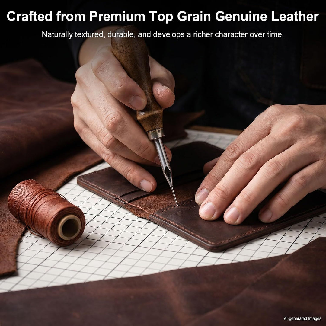 Premium Leather Cardholder Bowlift