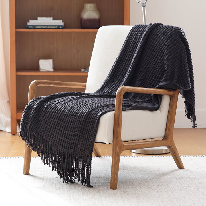 Cozy Knit Throw Blanket