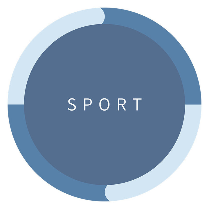 Abstract Sports-Themed Area Mat Bowlift