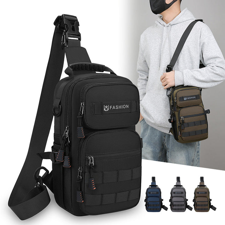 Tactical Water-Resistant Sling Bag Bowlift