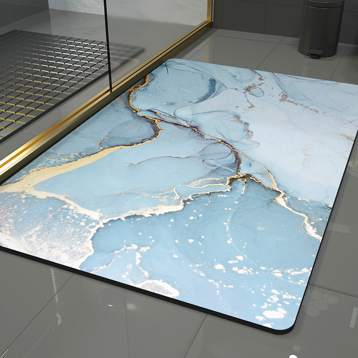 Abstract Wave Pattern Area Mat Bowlift