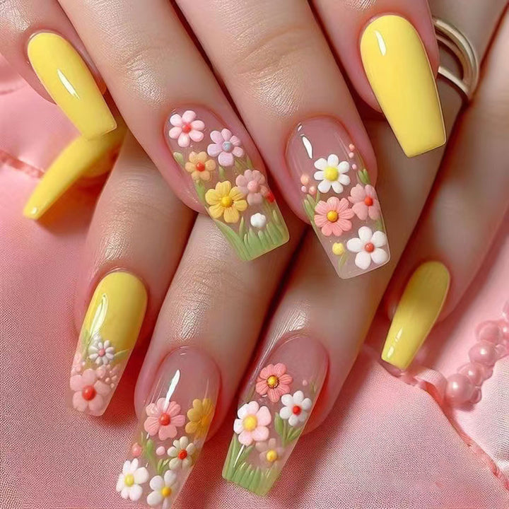 Floral Three-Dimensional Nail Art Kit