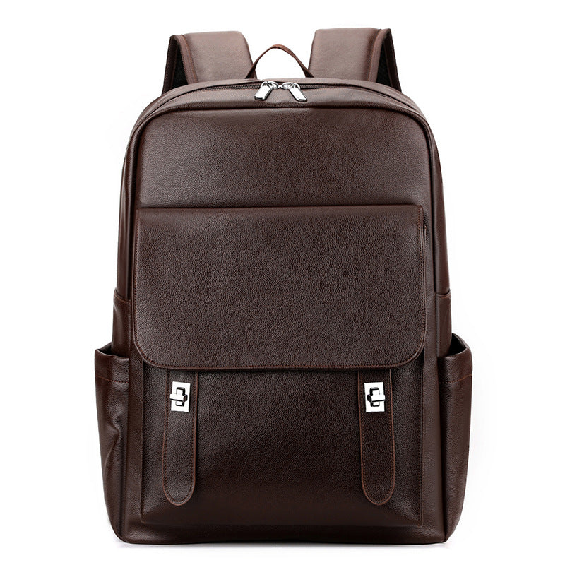 Elegant Leather Laptop Backpack Bowlift