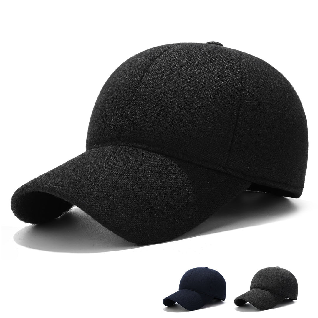 Men's Classic Wool-Felt Baseball Cap Bowlift