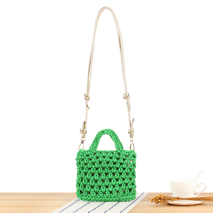 Handbag in Modern Macrame Design Bowlift