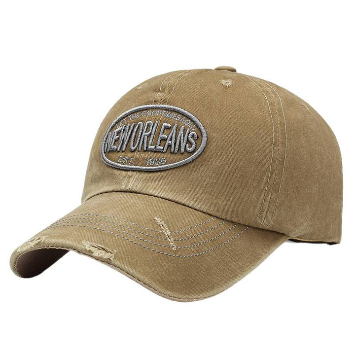 Women's Distressed Cotton Baseball Cap Bowlift 1784083760