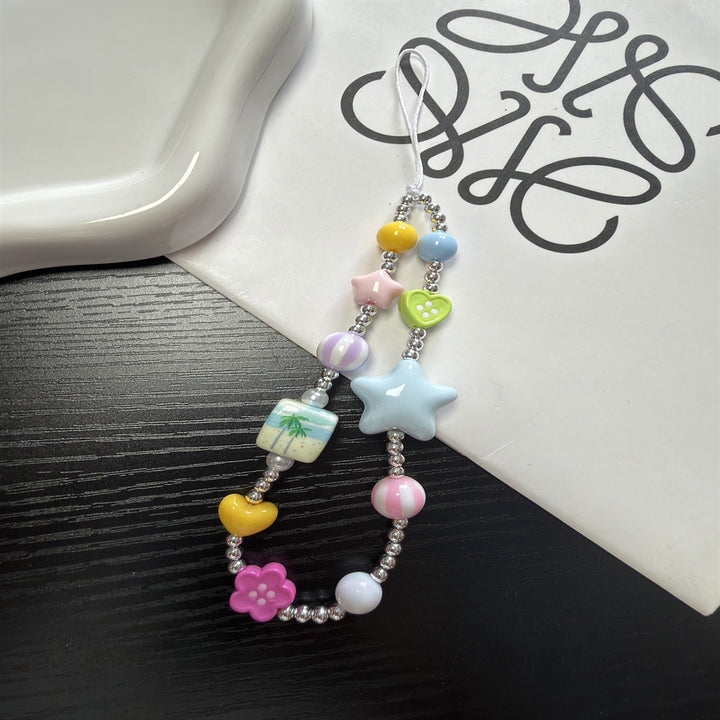 Beaded Charm Eyewear Chain Holder Bowlift
