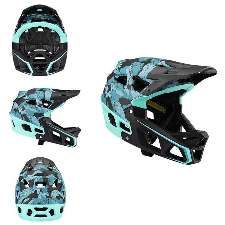 Full-Face Mountain Biking Helmet Bowlift