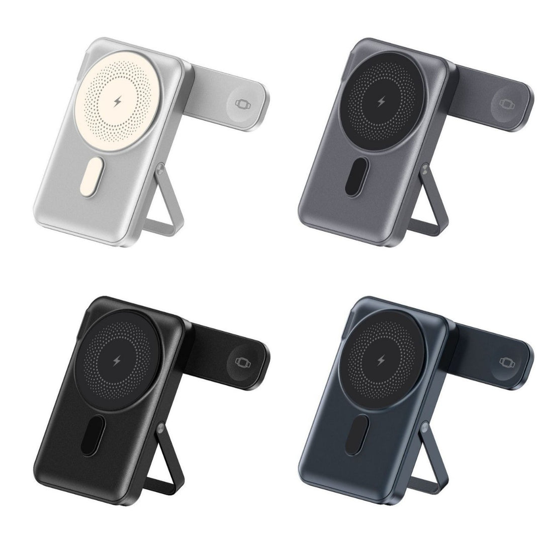 Wireless charger with integrated stand Bowlift