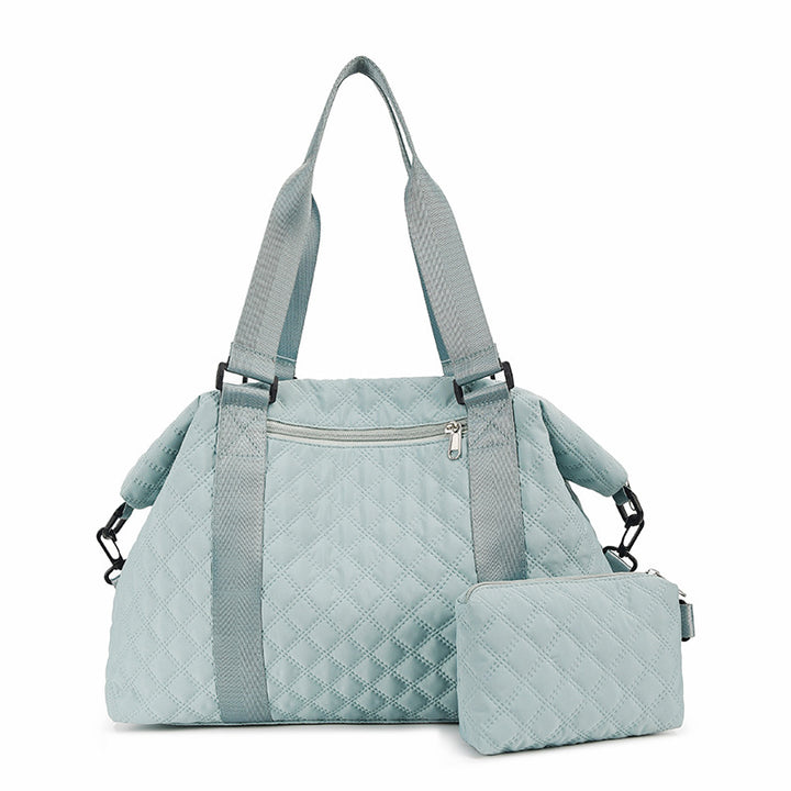 Multi-Functional Quilted Travel Duffle Bag Bowlift