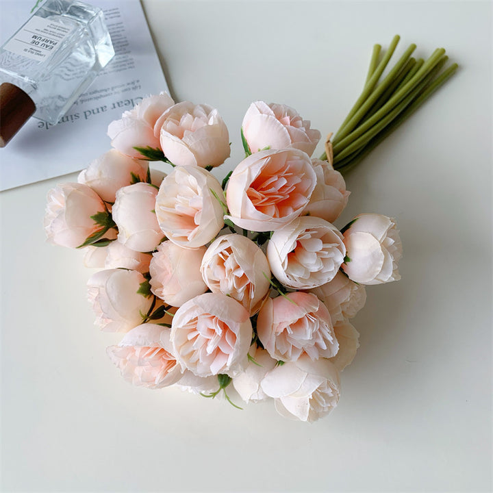 Silk Peony Bouquet