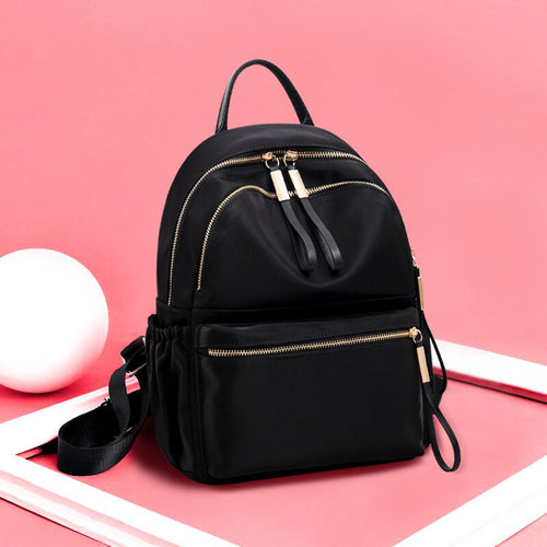 Modern Dual-Zipper Backpack Bowlift