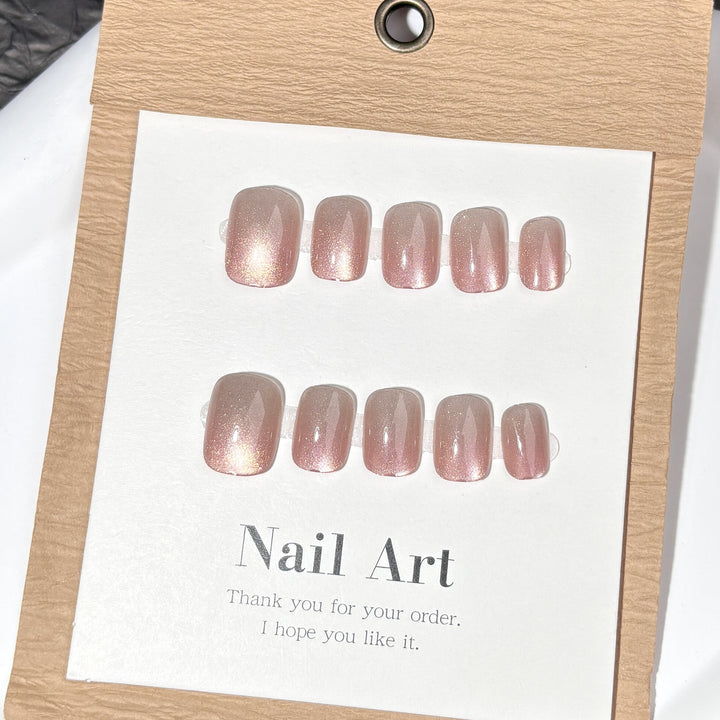 Elegant Short Press-On Nail Set