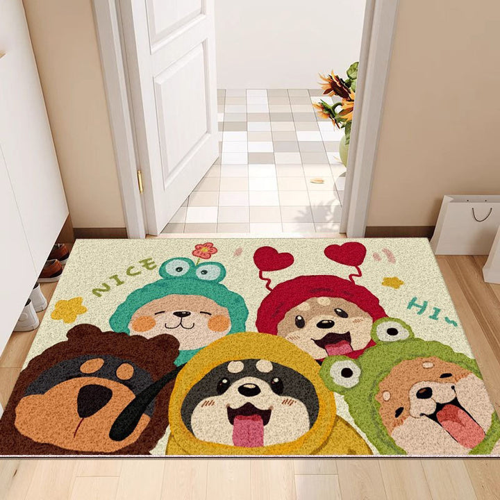 Fun Cat-Themed Indoor Mat Bowlift