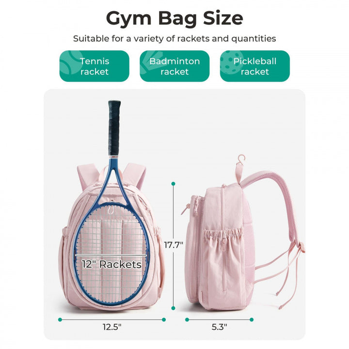 Multi-Functional Tennis Racket and Shoe Backpack Bowlift