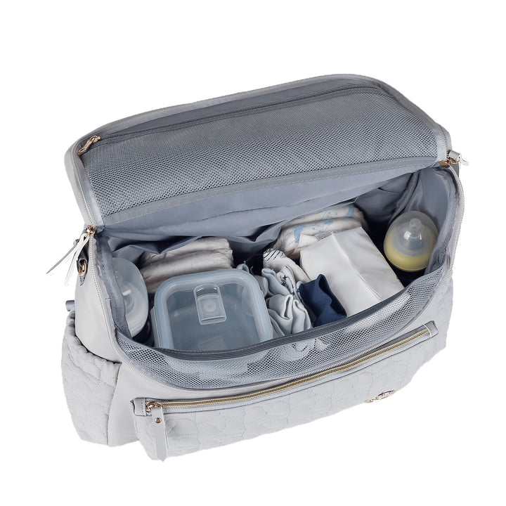 Fashionable backpack with intelligent compartment division Bowlift