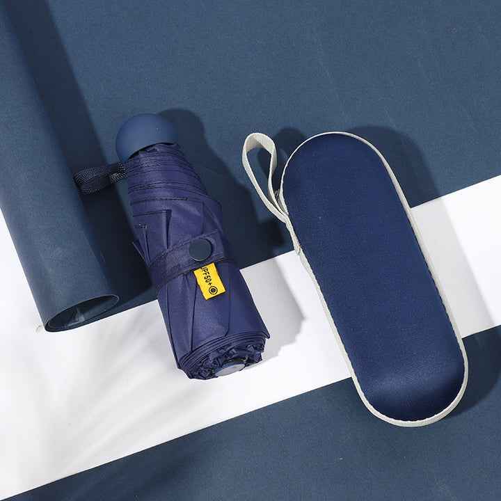 Women compact umbrella with protective case Bowlift