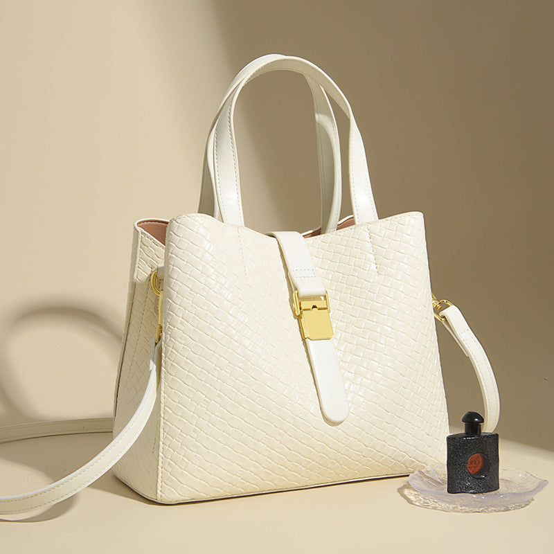 Textured Structured Handbag Bowlift