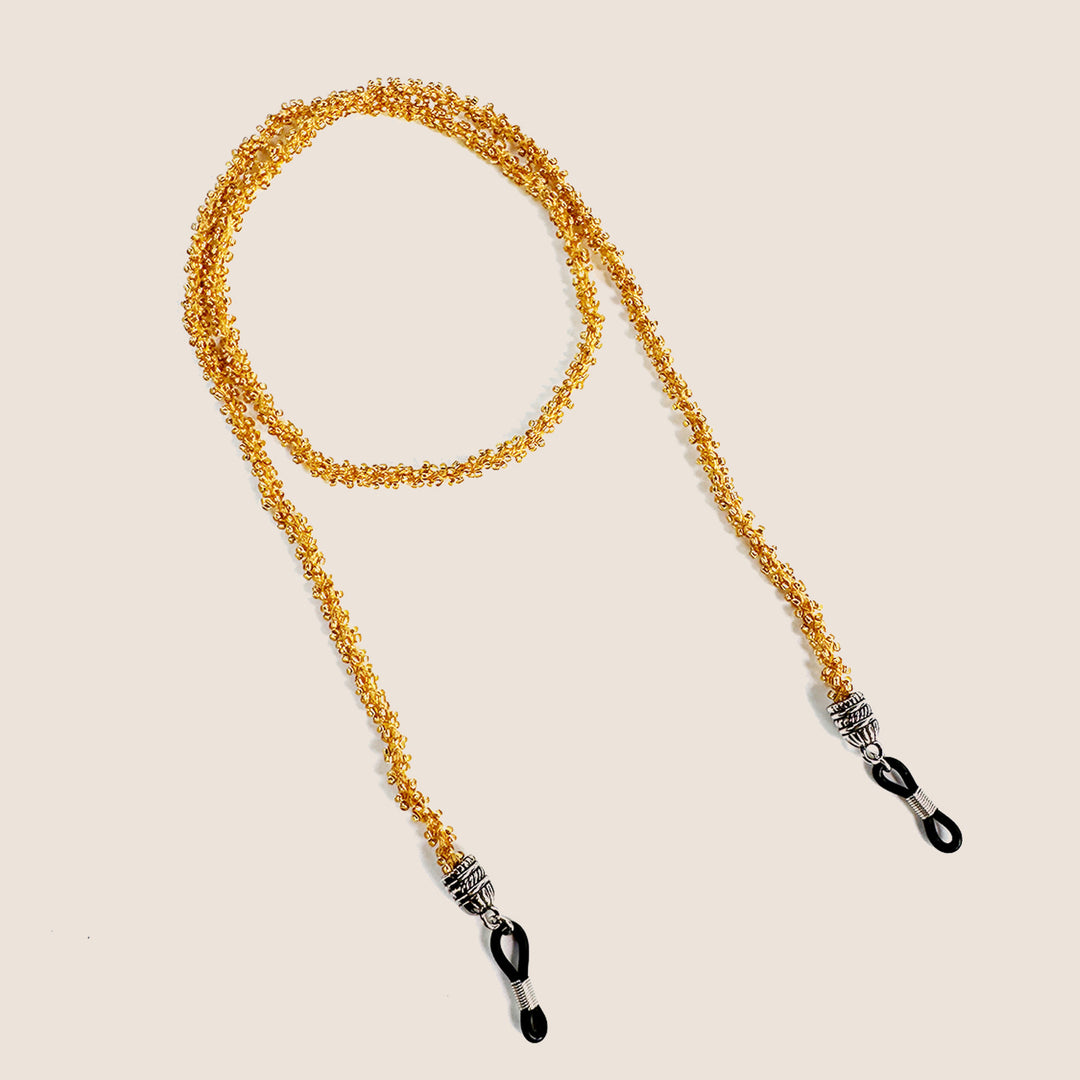 Elegant Beaded Eyewear Chain Bowlift