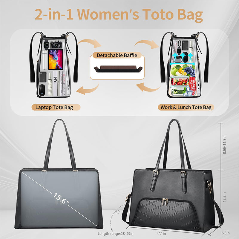 Insulated Multi-Compartment Lunch Tote Bowlift