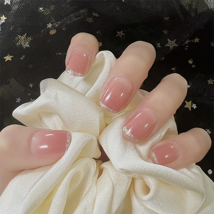 Stylish Shimmering Press-On Nail Tips Bowlift