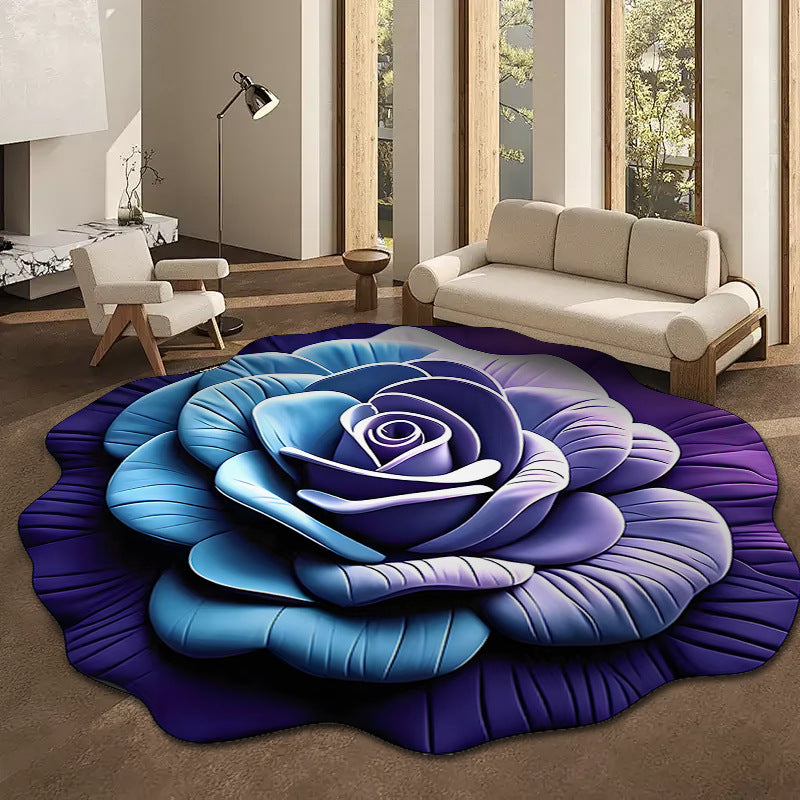 Floral Design Area Rug Bowlift