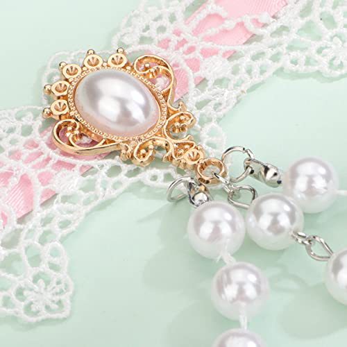 Floral Satin Cord Choker Bowlift